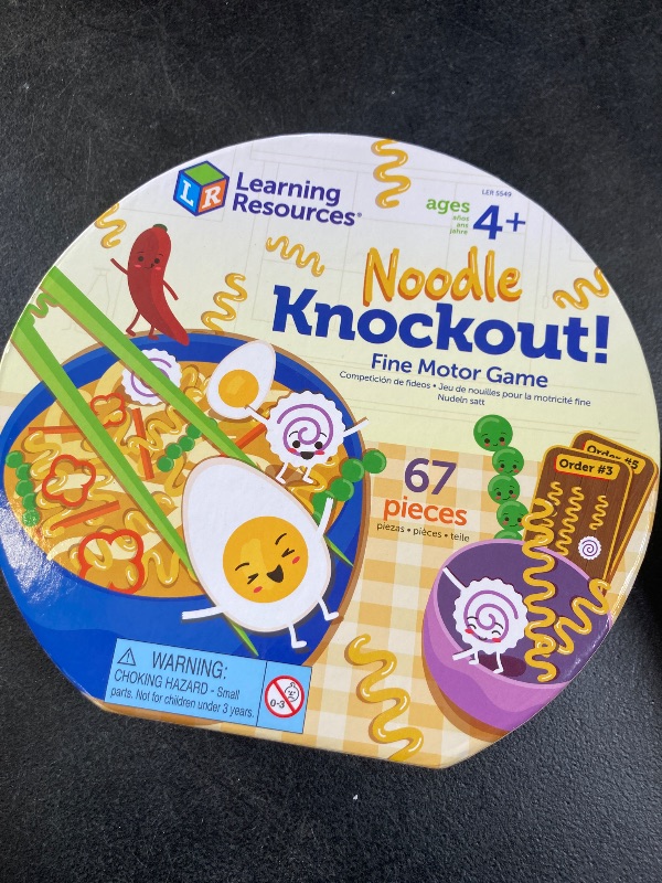 Photo 2 of Learning Resources Noodle Knockout! Fine Motor Game,Fine Motor Skills Toys, 67 Pieces, Ages 4+