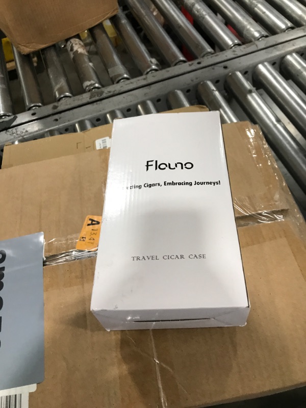 Photo 1 of Flauno Travel Cigar Humidor Case - Portable Cigar Box kit with Humidifier Disc, Cigar Cutter, Cigar Punch, Cigar Holder & Dropper, Waterproof, Crushproof, Airtight (Holds up to 5 Cigars)