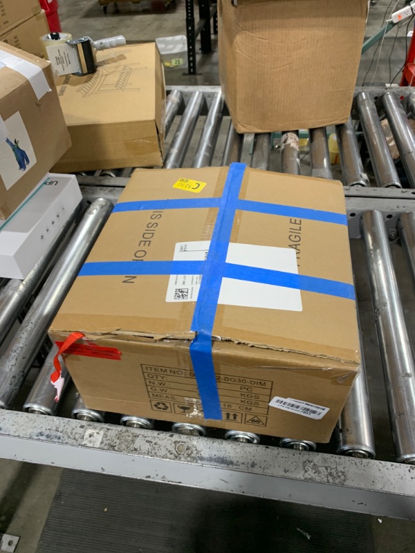 Photo 1 of Dimmable Small Mid Century Modern Flush Mount Ceiling Light with Acrylic Shade,Black and Gold LED Ceiling Lights,5CCT 2700K-6000K Light Fxiture for Hallway Entryway Bedroom Kitchen Laundry Room 11.8in