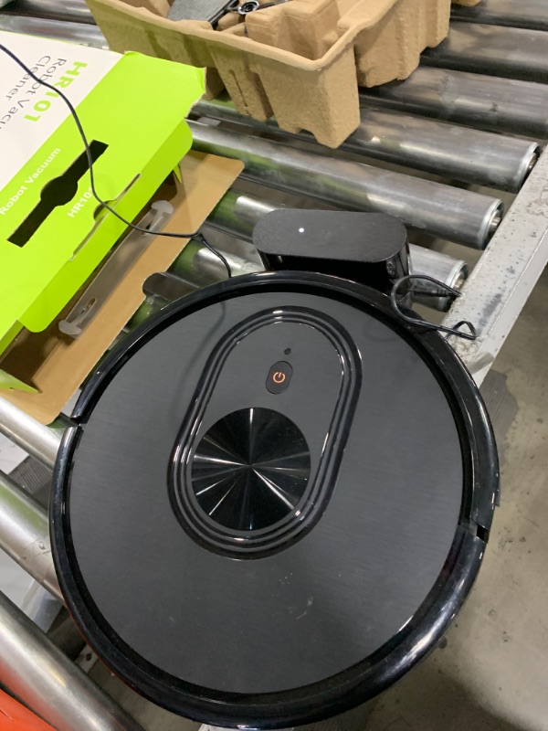 Photo 1 of Robot Vacuum and Mop Combo, 3 in 1 Mopping Robotic Vacuum with Schedule, App/Bluetooth/Remote, Max Suction 1600Pa, Self-Charging Robot Vacuum Cleaner, Slim, Ideal for Hard Floor, Pet Hair, Carpet