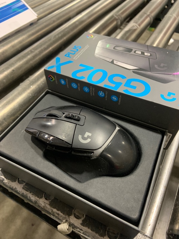 Photo 1 of Logitech G502 X Plus Lightspeed Wireless Optical Mouse - LIGHTFORCE hybrid switches