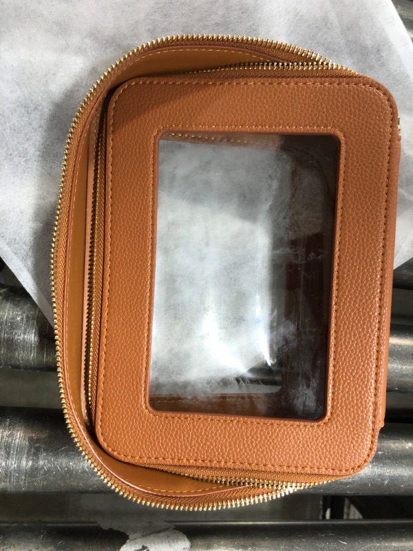 Photo 1 of TSA Approved Toiletry Bag, Clear Makeup Bag Travel Toiletry Bag for Women Girls