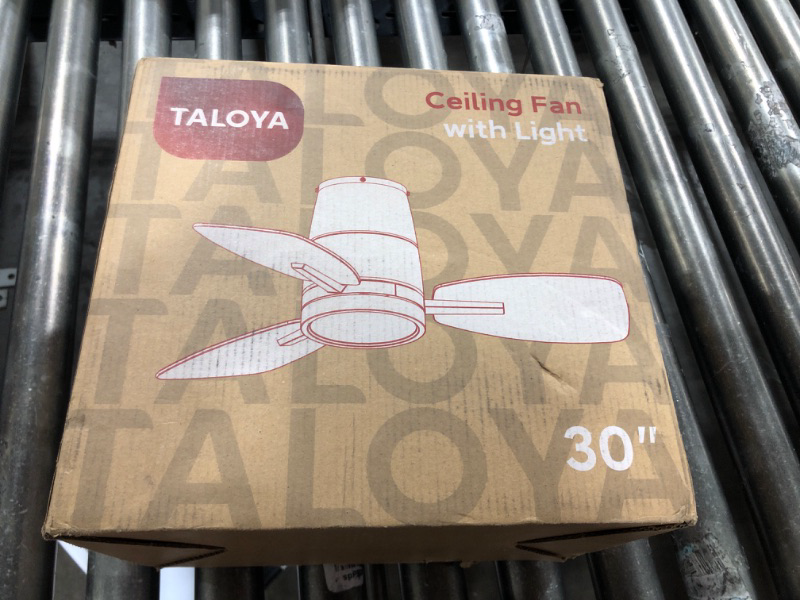 Photo 2 of TALOYA Small Ceiling Fan with Lights and Remote Control 30 inch Multifunctional Quiet Fan with Three Color Temperature Light and Reversible Blades