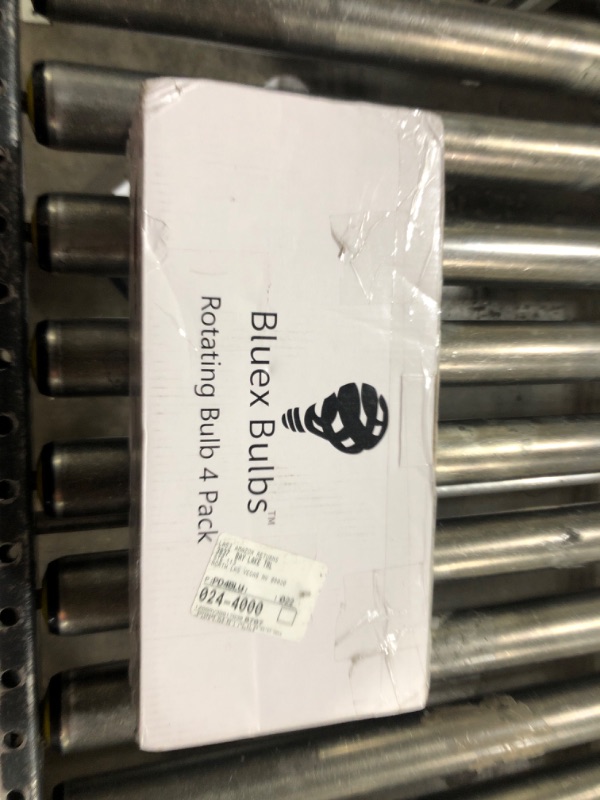 Photo 1 of 4 Pack Color Rotating Bulb E26, RGB Color Changing Party LED Bulbs Colored LED Strobe Light Bulb Multi Crystal Stage Lights for Disco, Birthday Party Club Bar for Parties, Photography