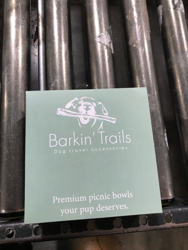 Photo 1 of Barkin' Trails Travel Dog Bowls - Portable, BPA-Free Set for Outdoor Adventures, Food Grade Plastic, Camping Essentials