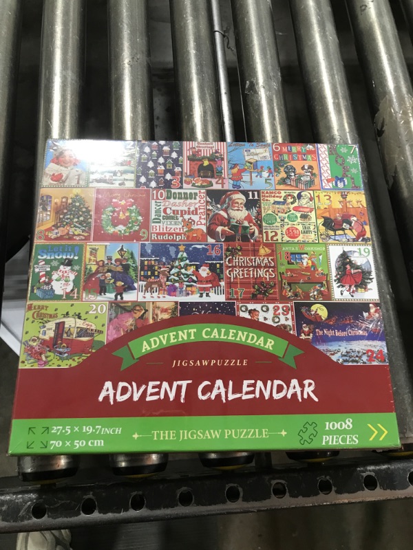 Photo 2 of Jigsaw Puzzle Advent Calendar 2024, Jigsaw Puzzles for Adults 1008 Piece, 24 Days Christmas Countdown Calendars Puzzles Game, Large 1008 pcs Artwork Gifts for Teens Adults Families 27.5” x 19.7”X004DUEHYJ
