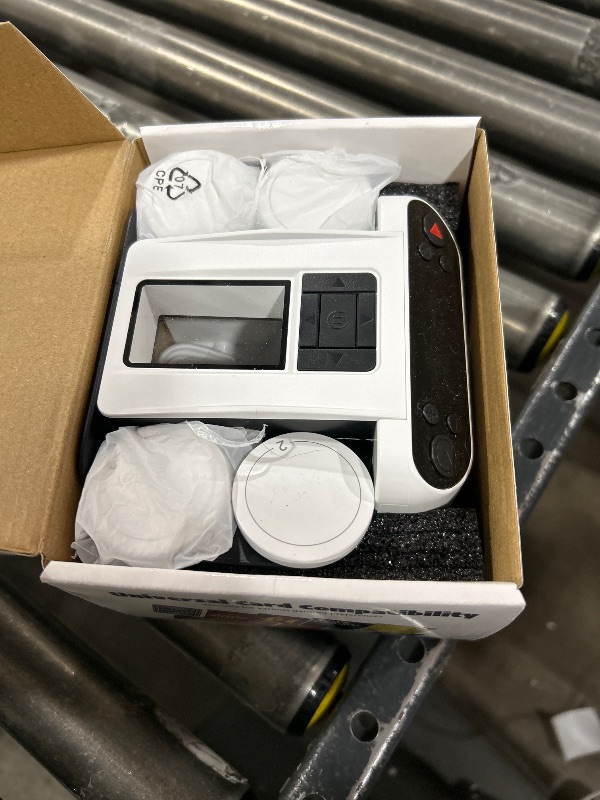 Photo 1 of 2025 New Smart 2-in-1 Automatic Card Shuffler and Dealer,Programmable Card Dealer,Card Shuffler 2 Deck,360° Rotation,Ultra Quiet,Rechargeable,Support 12 Players,with 4 Wireless Draw Buttons(White)