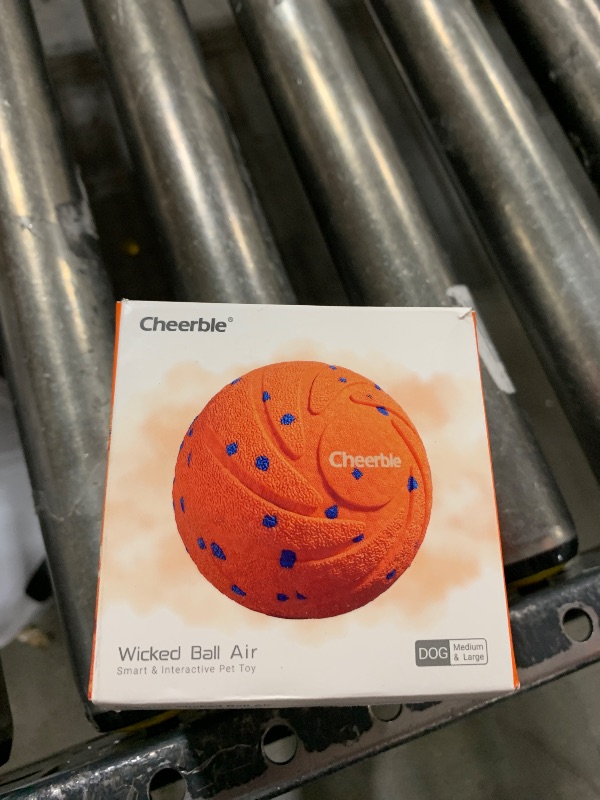 Photo 1 of ?New Material?Cheerble Smart Interactive Dog Toy, Wicked Ball AIR, Automatic Moving, Bouncing, and Rotating Ball, E-TPU Material, IPX7 Waterproof Rating, Active Rolling Ball for Medium and Large Dogs