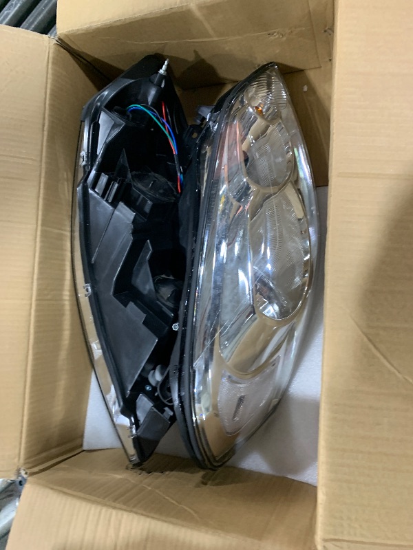 Photo 2 of ECCPP Headlight Assembly Pair For Chevy Impala 2006-2013,For Chevy Impala Limited 2014-2016 Chrome Housing Clear Reflector Clear Lens Driver and Passenger Side Headlamps