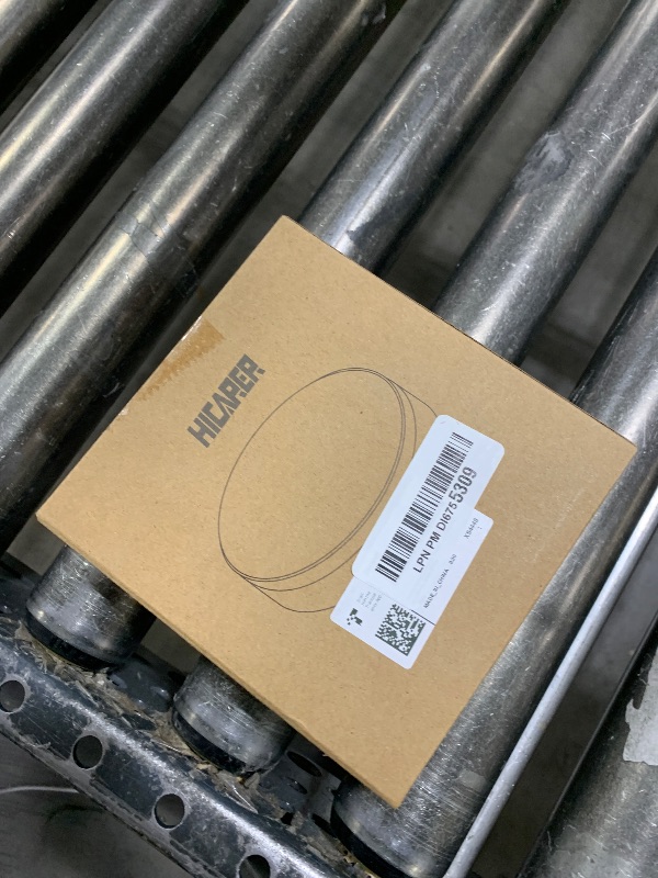 Photo 1 of Hicarer Rotating Display Stand 360 Degree Motorized Rotating Turntable Display Stand with USB Power Cable for Photography Products and Shows, Black (PVC)