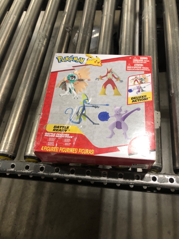 Photo 1 of Pokémon Battle Feature Figure 4 Pack - Includes Four 4.5-Inch Battle Figures with Unique Battle Features - Not Applicable
