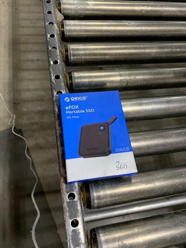 Photo 1 of ORICO Portable SSD 256 GB with 2 in 1 USB C Cable, External Solid State Drives, Up to 460MB/s, Status Indicator