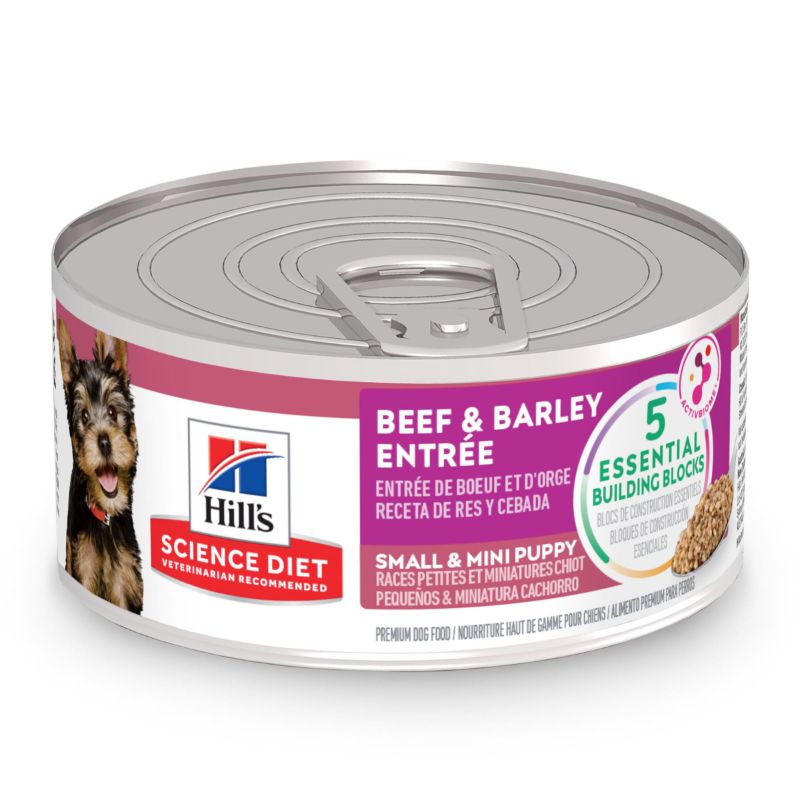 Photo 1 of Hill's Science Diet Puppy, Puppy, Small & Mini Breeds Puppy Premium Nutrition, 5.8 oz Can, Case of 24 (best by 07-2025)