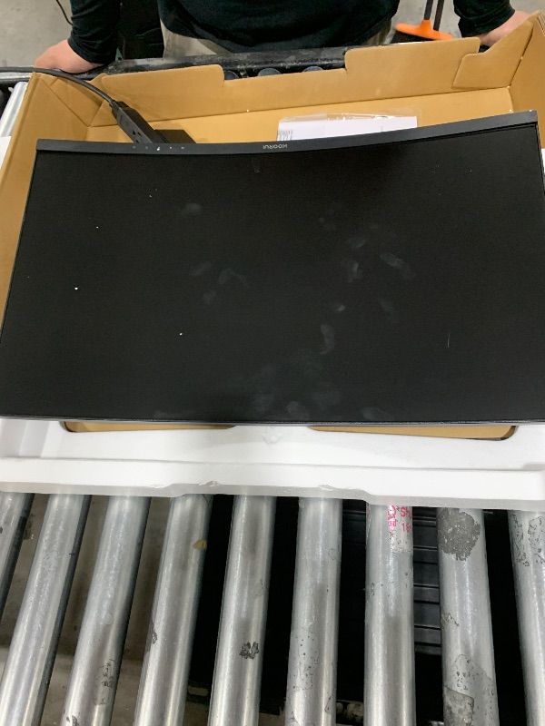 Photo 1 of KOORUI 27 Inch Curved Monitor FHD 1080P 75Hz Gaming Monitors Computer Monitor with HDMI VGA,Tilt Adjustable,1500R, Eye Care, Black, 27N5CA