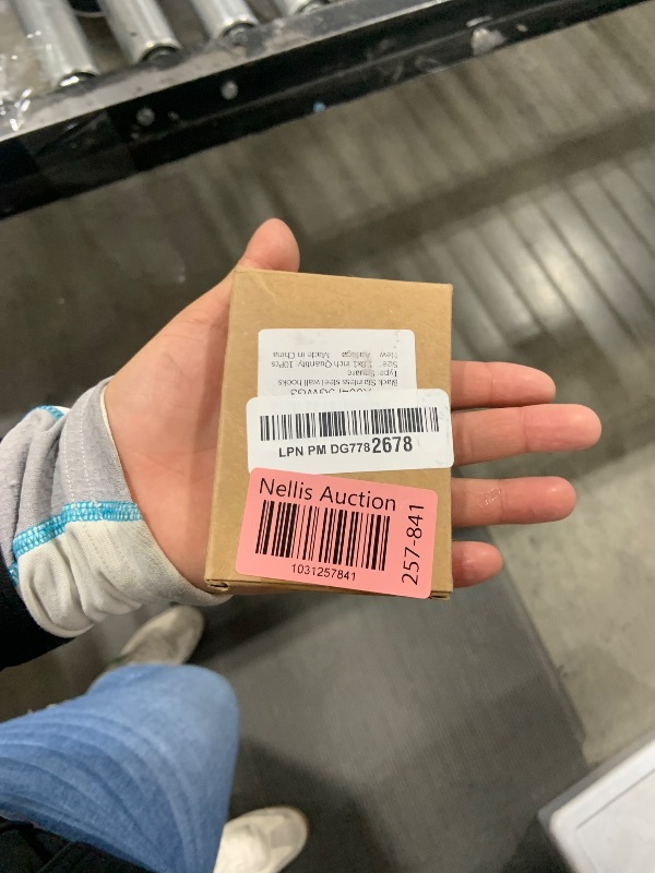 Photo 1 of Aufuga Wall Hooks Coat Hook Robe Hanging Robe & Towel Hooks, Utility Hooks Indoor Outdoor (Black-Square, 1.8x1)