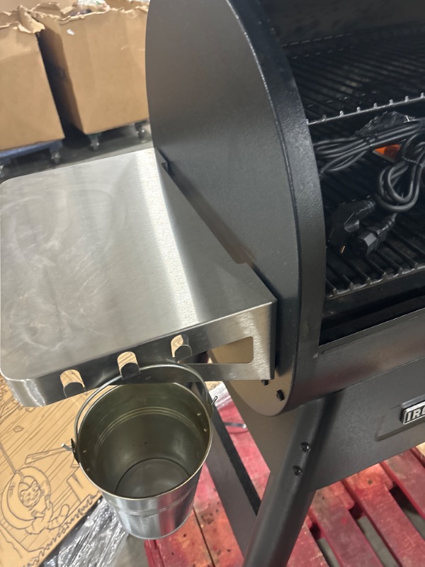 Photo 4 of Traeger Grills Ironwood 650 Electric Wood Pellet Grill and Smoker, Black, 650 Square Inches Cook Area, 500 Degree Max Temperature, Meat Probe, 6 in 1 BBQ Grill with WiFi and app connectivity