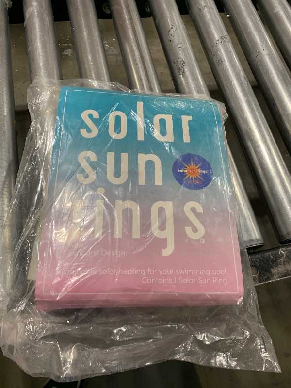 Photo 1 of Solar Sun Rings 60 Inch Above Ground or Inground Swimming Pool Hot Tub Spa Heating Accessory Circular Heater Solar Cover, Blue (Cover Only)