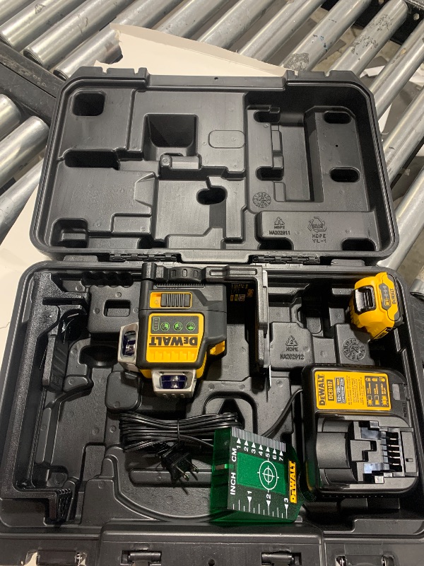 Photo 3 of DEWALT 12V MAX Laser Level, Green Line Laser, 3-Way, 360 Degree Professional Laser, Cordless/Rechargeable (DW089LG)