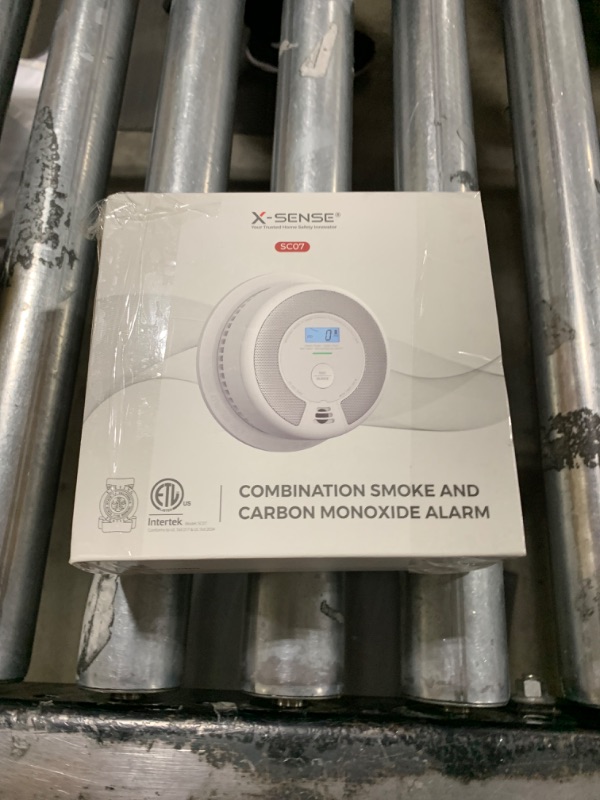 Photo 1 of X-Sense  Detector Carbon Monoxide Detector Combo, 10-Year Battery Smoke Detector with Display, Standalone Model SC01, Single Pack
