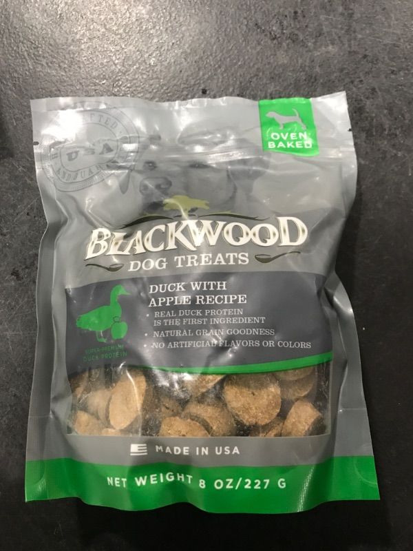 Photo 1 of Blackwood Pet Food Pet Oven Baked Dog Treats Made in USA [Natural Dog Treats for Healthy Snacks] Perfect for Dog Training Treats, Duck with Apple, Brown (22613)