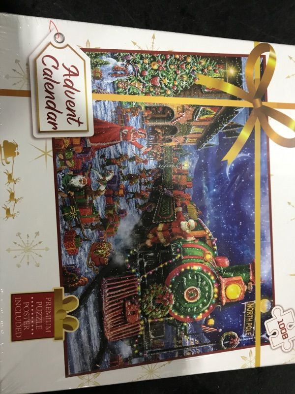 Photo 2 of Advent Calendar 2024 Christmas Jigsaw Puzzles - 24 Boxes 1008 Pieces Christmas Holiday Puzzles for Adults Kids, Christmas Countdown Puzzles Gift Decorations, Christmas Gifts for Boys and Children