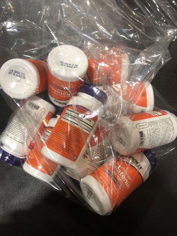 Photo 1 of Now Supplements, Melatonin, Extra Strength 10 mg, 100 Veg Capsules (Pack of 10)