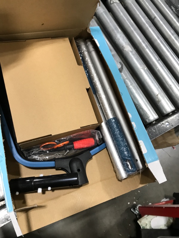 Photo 1 of Sepetrel Deluxe Swimming Pool Cleaning Kit Including Half-Deep Fine Mesh Pool Leaf Skimmer Net,12" Round Pool Brush Head & 70.5" Pole, for Above Ground Pools,Ponds,Spas,Hot Tubs