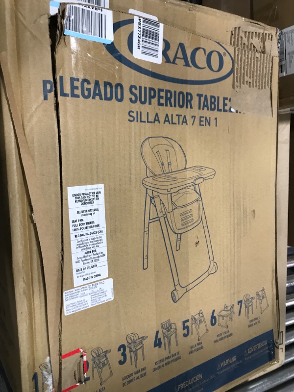 Photo 1 of Graco Table2Table Premier Fold 7 in 1 Convertible High Chair | Converts to Dining Booster Seat, Kids Table, and More, Maison