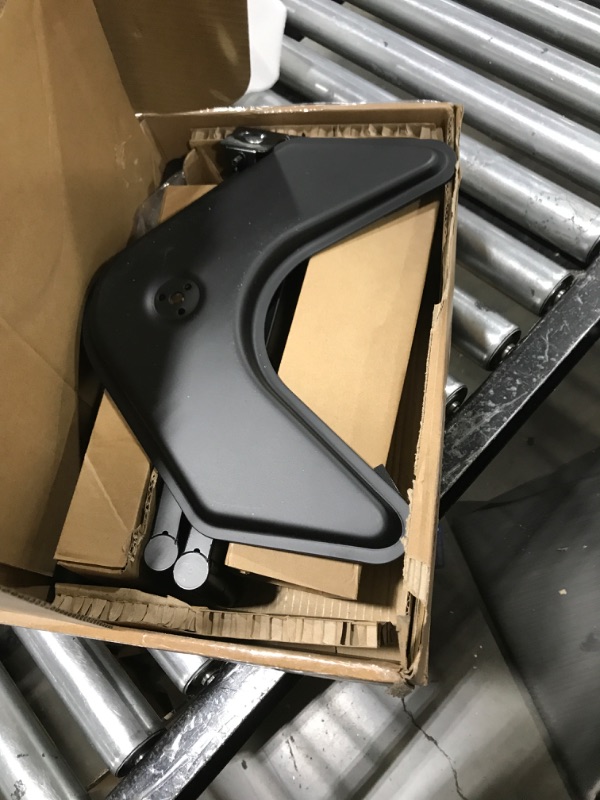 Photo 1 of WALI Triple Monitor Stand, Free Standing Three LCD Monitor Fully Adjustable Desk Mount Fits 3 Screens up to 27 inch, 22 lbs Weight Capacity per Arm (MF003), Black