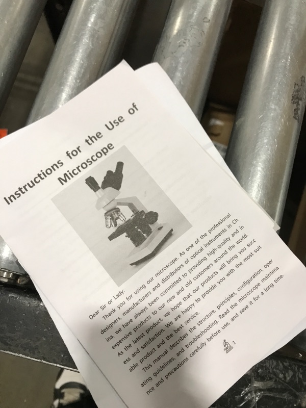 Photo 1 of Compound trinocular Microscope, 40X-5000X Magnification, Digital Laboratory trinocular Compound LED Microscope with USB Camera and Mechanical Stage, WF10x and WF20x eyepieces, Abbe Condenser…