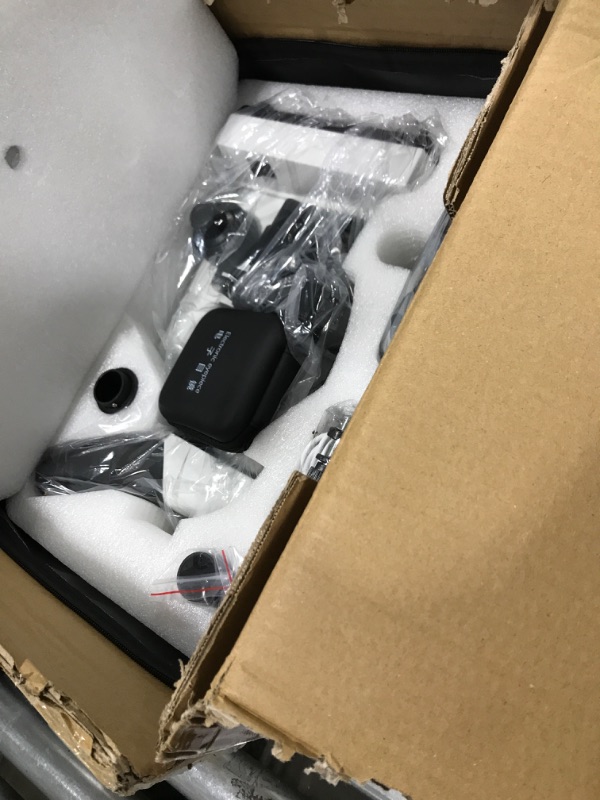 Photo 1 of Compound trinocular Microscope, 40X-5000X Magnification, Digital Laboratory trinocular Compound LED Microscope with USB Camera and Mechanical Stage, WF10x and WF20x eyepieces, Abbe Condenser…