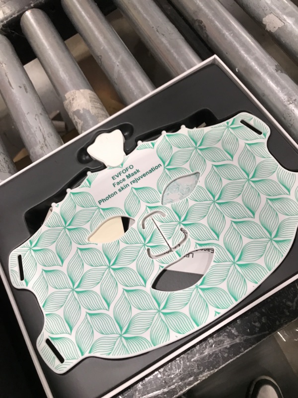 Photo 1 of Red Light Therapy Mask for Face, 7 Colors LED Face Mask Light Therapy At Home, Led Face Mask Light Therapy, Green