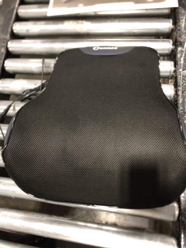 Photo 1 of KNQZE Lumbar Support Pillow for Office Chair, Heated Back Support Pillow with Vibration, Back Massage for Pain Relief, at Home Office Car Sofa, 3 Heating Levels & 4 Motors & 3 Intensities