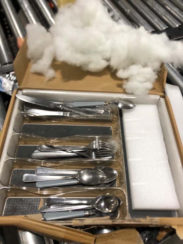 Photo 2 of 49-Piece Silverware Set with Organizer