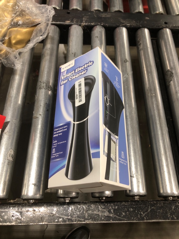 Photo 1 of KAUGIC Upgraded Ear Wax Removal with One-Piece Waste Tank, Safe Ear Cleaner with Water Temperature Sensor, FSA HSA Store Eligible Effective Ear Irrigation Kit & USB-C Cable, IPX7, Semi-Transparent