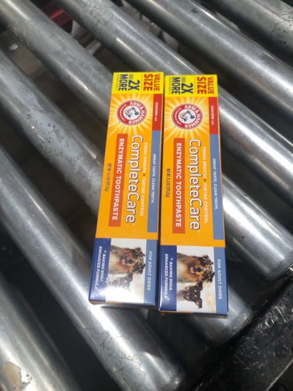 Photo 1 of Arm  Hammer Complete Care Enzymatic Toothpaste for Adult Dogs - Chicken - 6.2oz 2 pack