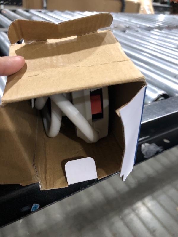 Photo 1 of DEWENWILS Mechanical Timer Power Strip with 8 Outlets, Flat Plug, 6ft Long Cord, Overload Protection, Indoor Timer for, Bearded Dragon Tanks, Aquarium, Grow Lights, Plants, Reptile Light, UL Listed