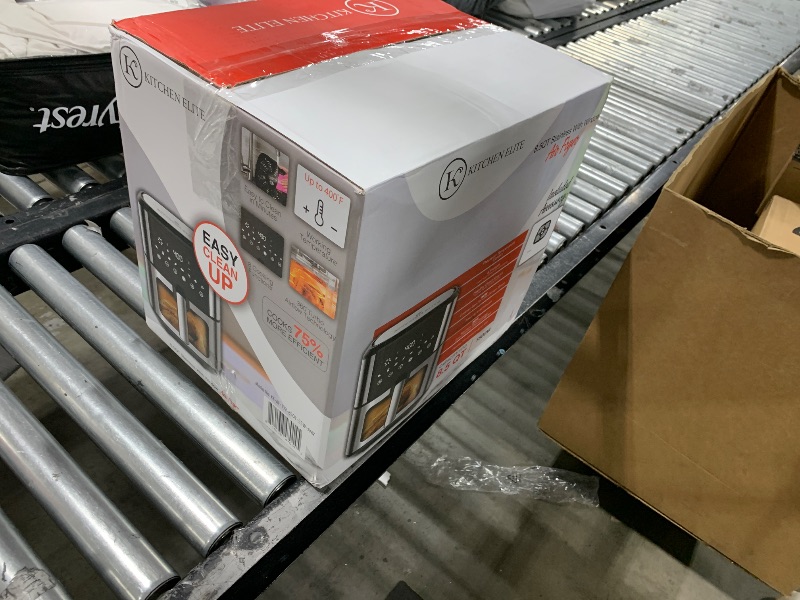 Photo 4 of Air Fryer Oven Stainless Steel, 10-IN-1, XL 8.5QT Large Airfryer with View Window, Digital 1-touch Touch Display, 400°F Temp Control, Dishwasher Friendly, Reheat, Roast, Dehydrate, etc.