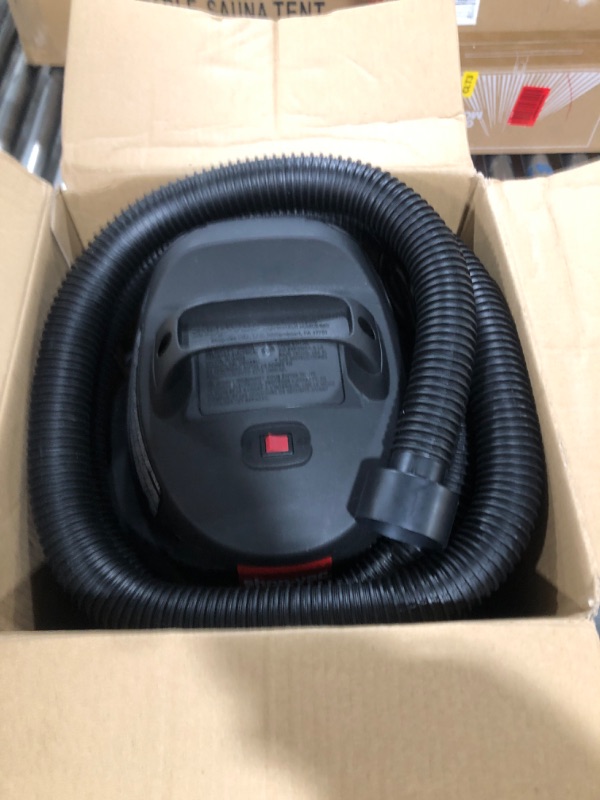 Photo 1 of Shop-Vac 5989300 Stainless Steel Wet Dry Vacuum 4.5 Peak HP Stainless Steel Wet Dry Vacuum, 1.25 Inch Diameter x 7 Foot Hose, 6 Ft Cord Length, Ideal for Jobsite, Garage, Car & Workshop