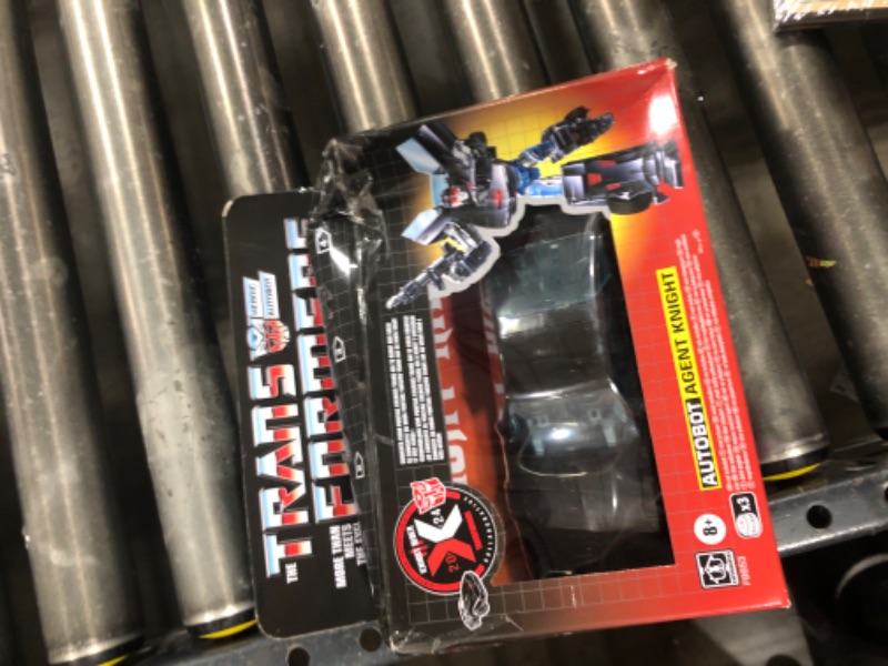 Photo 2 of Transformers Collaborative Knight Rider x Toy, Autobot Agent Knight 6.5-inch Action Figure, 8+