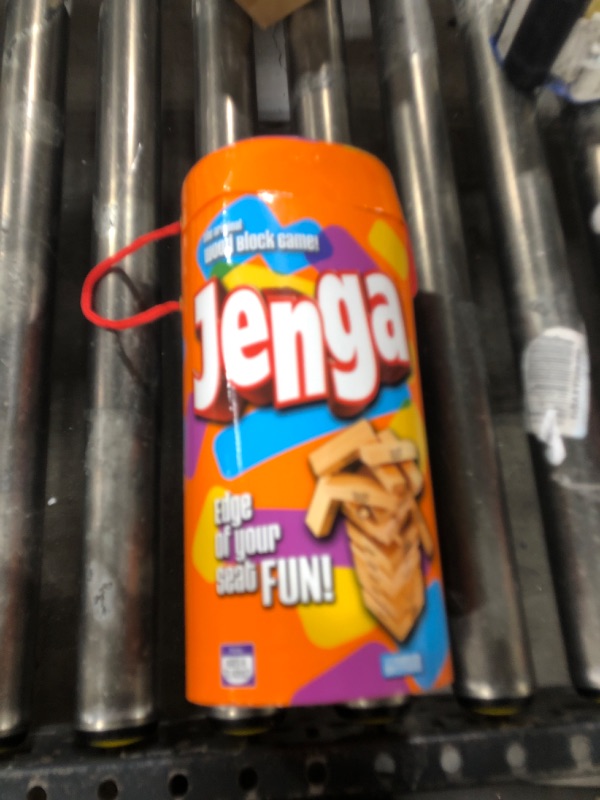 Photo 1 of Hasbro Gaming Jenga Wooden Blocks Stacking Tumbling Tower Game | Party Games for Kids & Families | Christmas Stocking Stuffers | Ages 6+ (Amazon Exclusive)