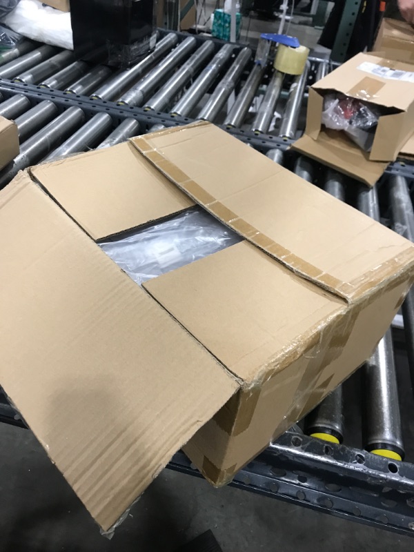 Photo 1 of SNSLXH Clear Storage Bins with Lids, Stackable Storage Bins with Magnetic Doors Open Front, Plastic Storage Bins for Living Room, Bedroom, Study Room and Office, 3 Packs, 24QT