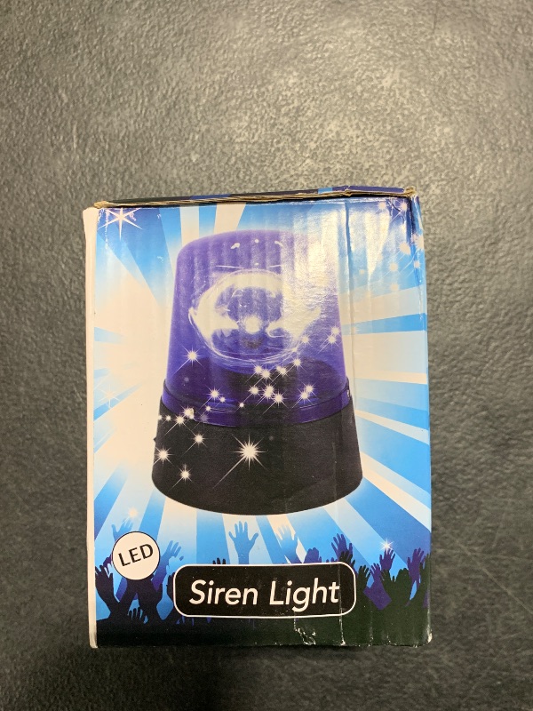 Photo 1 of 3inch Rotating Red Flashing Beacon Party Lamp DJ Strobe Light Disco Ball Light, 360 Degree Flashing Flare Safety Warning Lights Emergency LED Police Car Siren Strobe Lights (red)