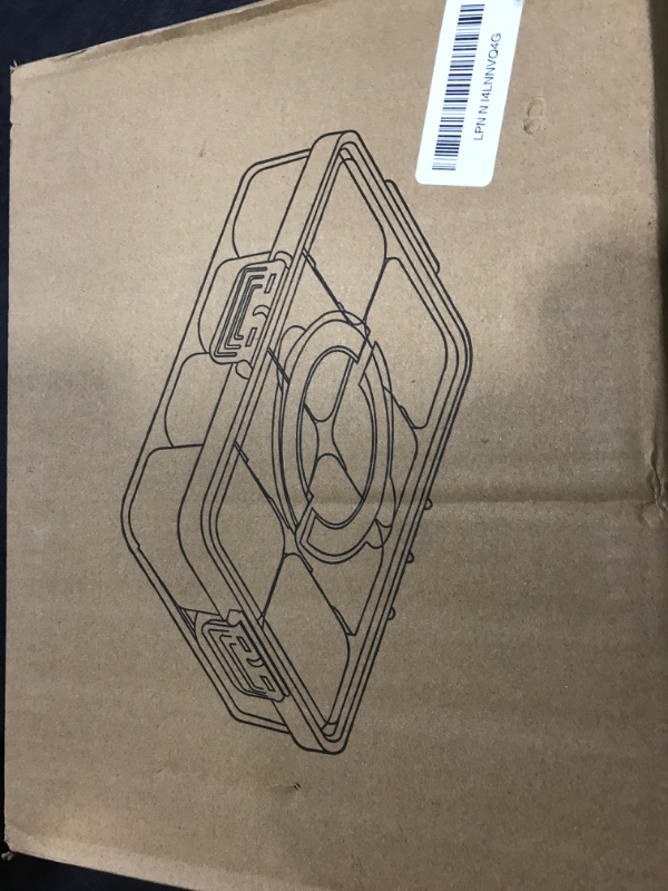 Photo 1 of Divided Snack Serving Tray with Lid and Handle, Portable Snackle Box Charcuterie Container, 8 Compartment Snack Platters for Candy, Fruits, Nuts, and Snacks, Perfect for Parties, Picnics, Traveling