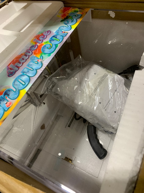 Photo 1 of VALONDINO 48L Snow Cone Machine, 500LB/H Commercial Shaved Ice Machine for Snow Cones, 300W Electric Fluffy Snow Cone Maker for Party, Suitable for Party Activities, Family Gatherings, Sale