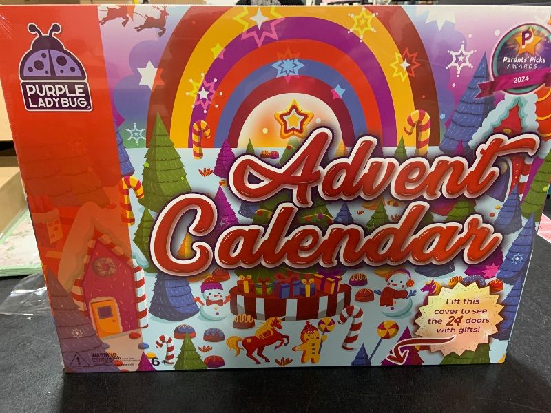 Photo 1 of PURPLE LADYBUG Christmas Girls Advent Calendar 2024 Kids with 24 Unique Gifts - Crafts, Jewelry, Accessories & More - Tween Advent Calendar 2024 Teen Girls, Fun 24 Days Christmas Countdown for Girl 6+