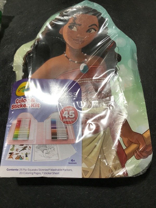 Photo 1 of Crayola Disney Princess Color & Activity Set, 20 Disney Princess Coloring Book Pages, Princess Stickers, Gift for Girls & Boys