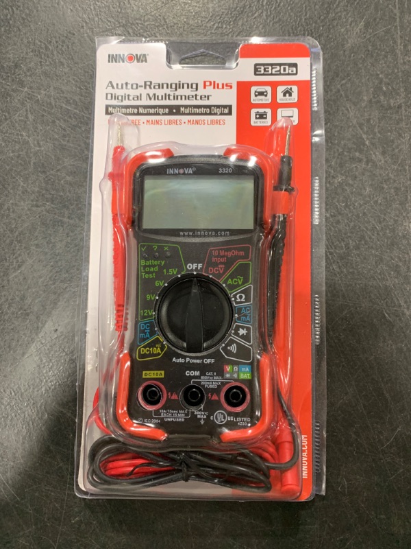 Photo 1 of innova 3320 autoranging digital multimeter