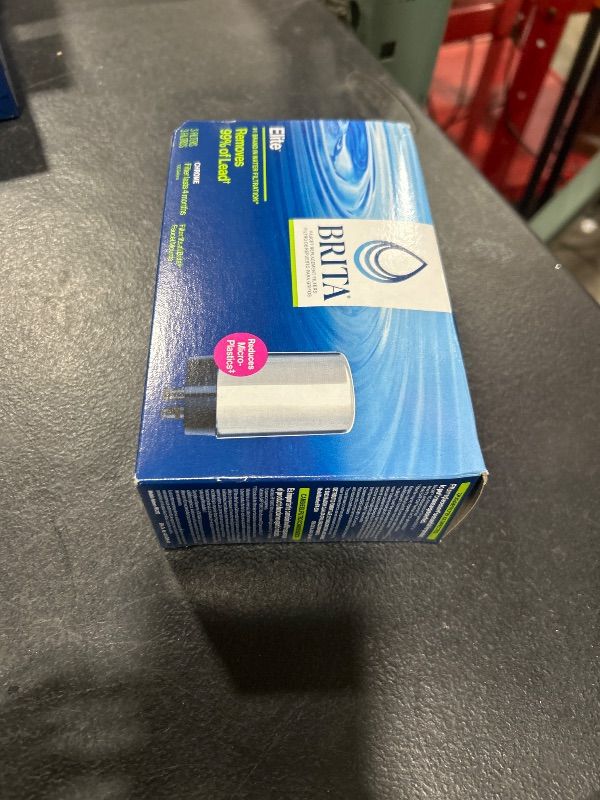 Photo 1 of Brita Replacement Water Filter for Faucet Mount, Removes 99% of Lead, Sink Filtration System, Chrome, 3 Count