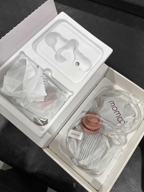 Photo 2 of Momcozy Breast Pump V2 Pro Ultra-Lightweight, Hands-Free & Portable Wearable Pump with Upgraded Integrated DoubleFit Flange, Quiet & Leak-Proof Electric Pump, 3 Modes|9 Levels, 17/19/21/24mm